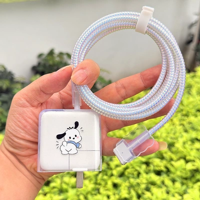 适用苹果MacBook Air M4 30W 40W笔记本70W充电器M5数据线保护套