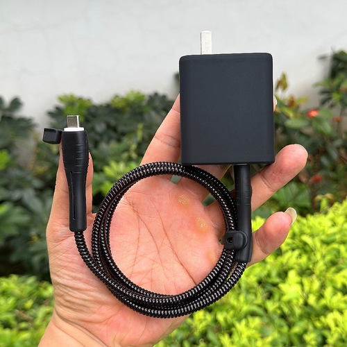 适用华为畅享90 pro max 90plus 80数据线保护套40W充电器绕绳70X