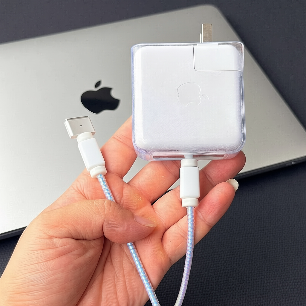 适用苹果A1466笔记本电脑Macbook 45W充电器壳数据线保护套缠绕绳