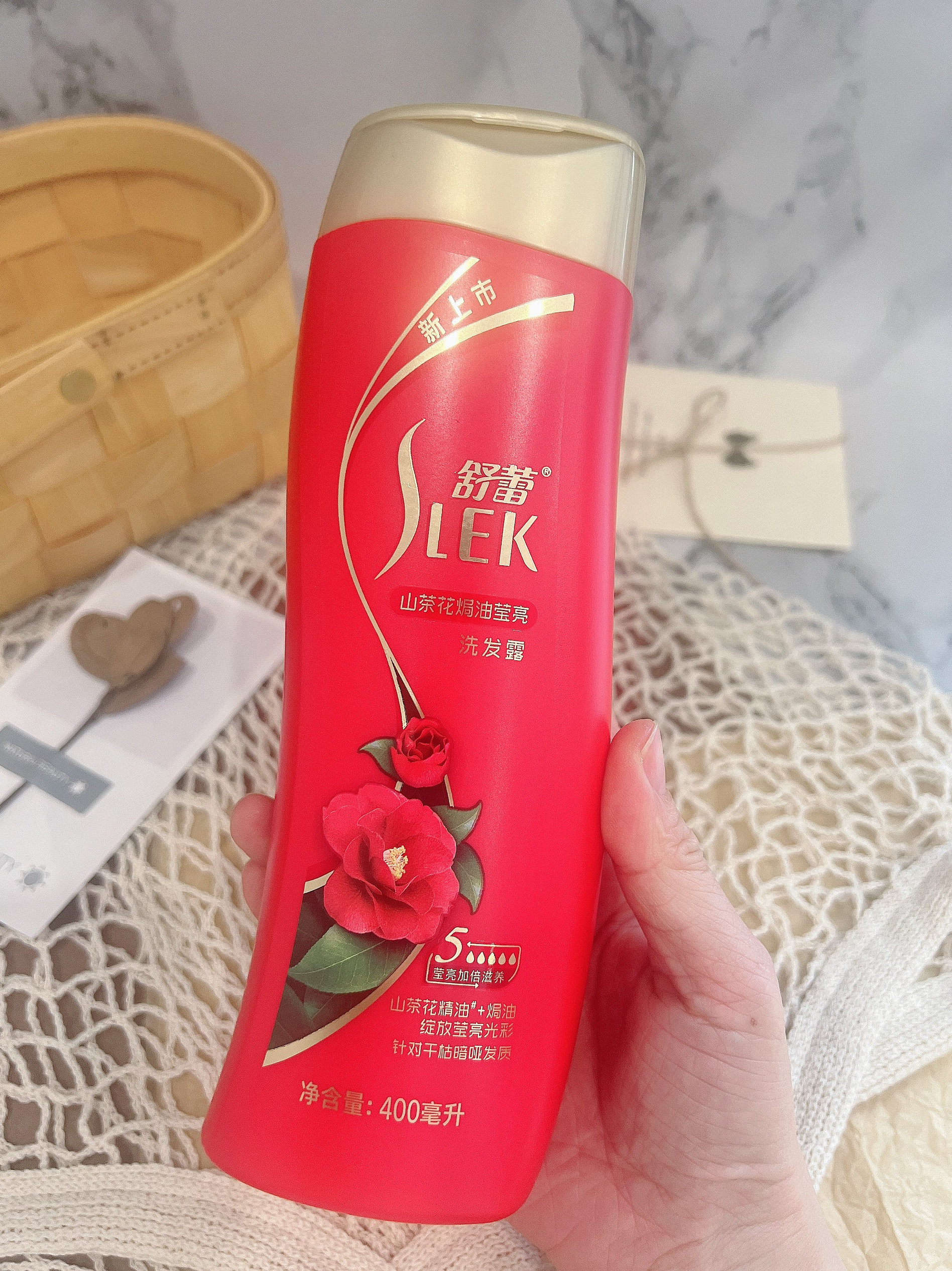 临期亏清~国货之光舒家山茶花焗油莹亮洗发露400ml柔顺24年8月