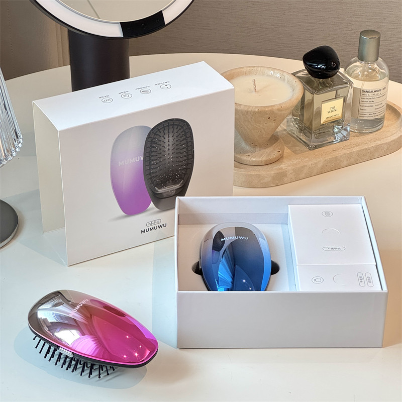 纵享沙龙级秀发奢护之旅~mumuwu便携式防静电负离子气囊按摩梳