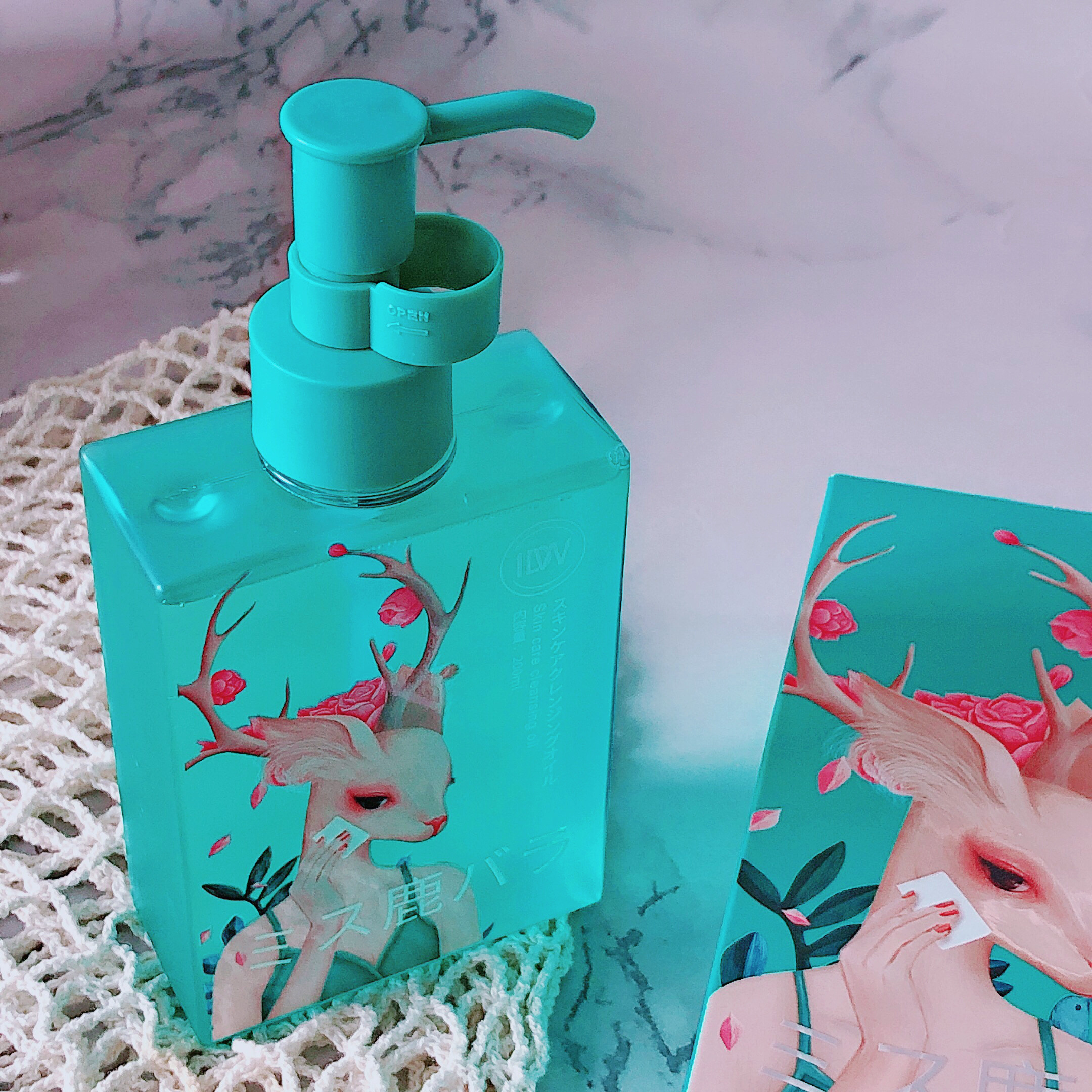 卸妆养肤双在线!素颜干净通透~日本小鹿养肤洁颜油温和卸妆200ml