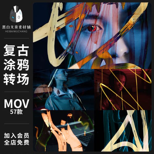 复古电影照片灼烧污渍刮痕涂鸦纹理叠加闪烁ae转场特效PR视频素材