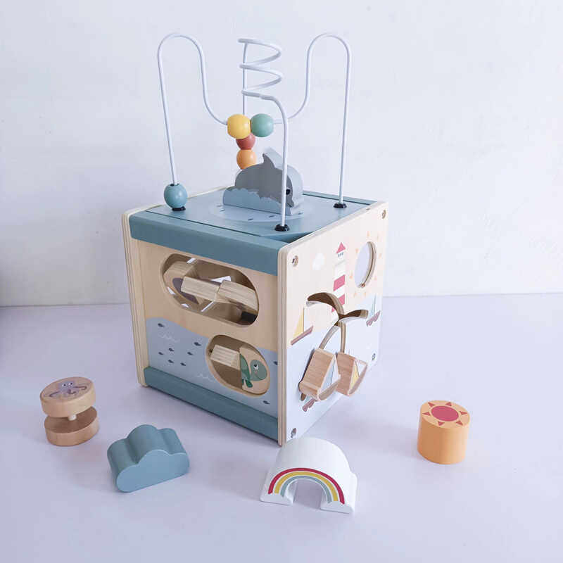 多功能绕珠百宝箱忙碌箱1-2岁