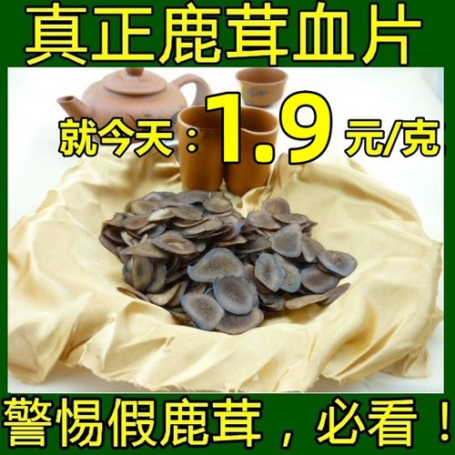 正宗东北二杠梅花鹿茸切片血片