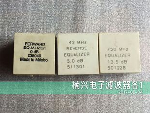 0dB 036040 3.0dB 511301 42MHz 13.5dB 501228 750MHz 滤波器