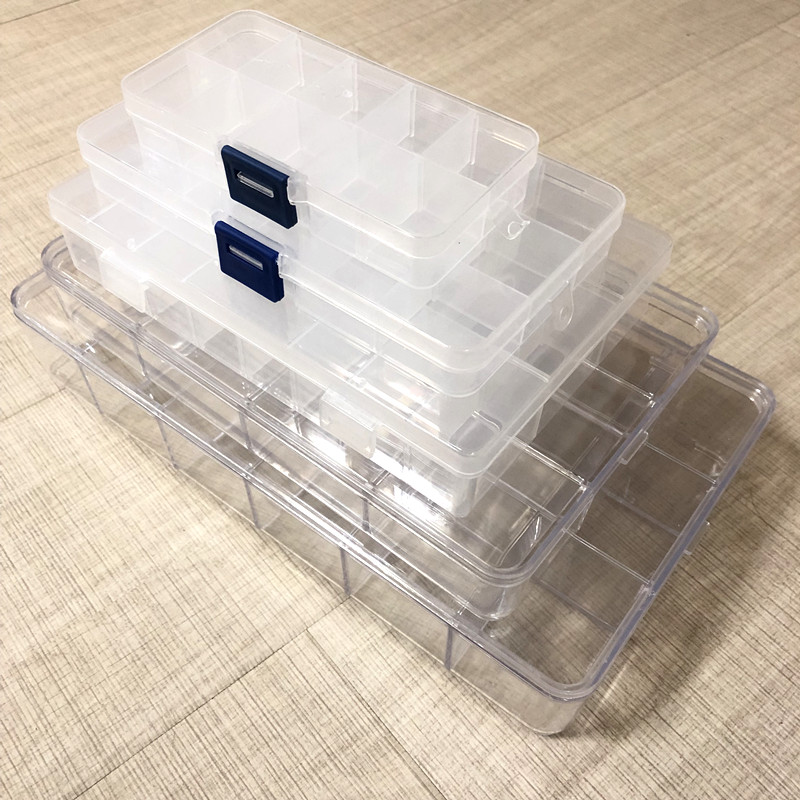 diy分类24格塑料盒首饰