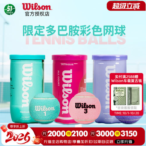 Wilson彩色网球周边礼物