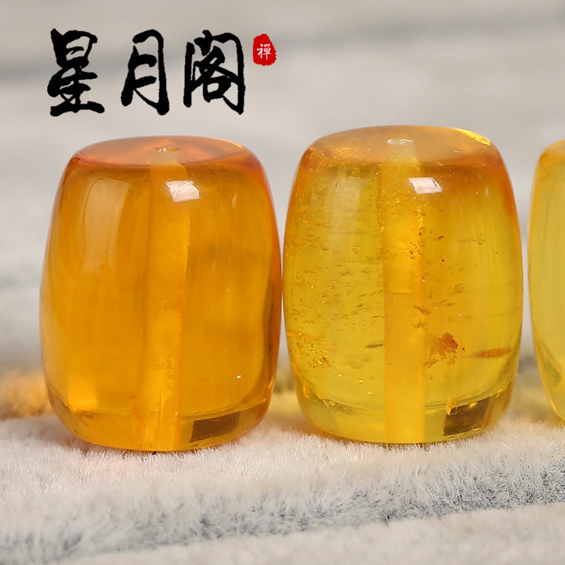 diy天然蜜蜡单颗手串桶珠图片