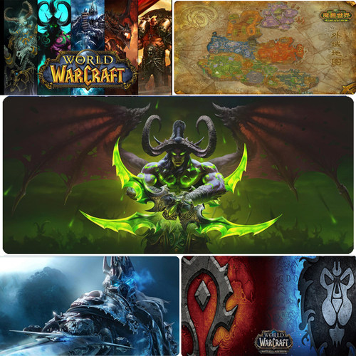 WOW魔兽世界鼠标垫伊利丹