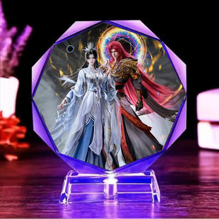 王林手办摆件仙逆周边模型小夜灯发光水晶李慕婉定制同学生日礼物