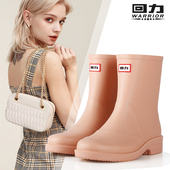 女款 款 成人水鞋 回力雨鞋 女新款 雨靴时尚 外穿胶鞋 防水防滑短筒水靴