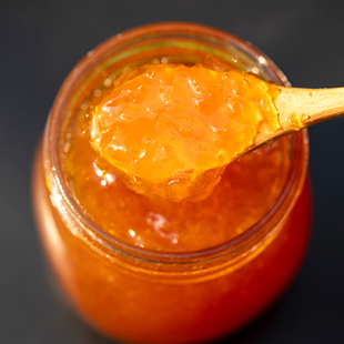 懿呈 350克新鲜食材熬制果酱 蜂蜜柚子酱水果味茶冲泡水冷热饮罐装