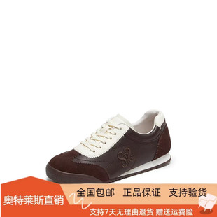 商场同款2026新款奶霜可可德训鞋阿甘鞋运动休闲平底女鞋EPN22AM6