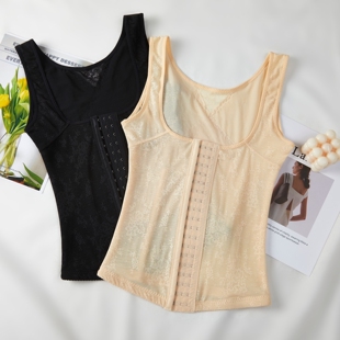 收腹塑身衣背心紧身束腰收肚子拖胸挺背马甲塑形美体产后束身无痕