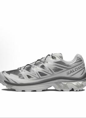 SALOMON萨洛蒙 XT-6 CAMO  低帮 休闲跑步鞋 银灰色 478760