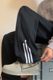 GENIOLAMODE美式潮牌直筒解构卫裤男士秋季青少年宽松运动休闲裤，男装休闲裤，星座223-3（原星座201-3）