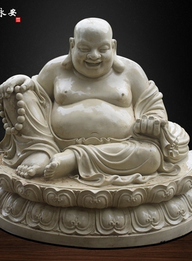来图定制大肚弥勒佛摆放工艺品