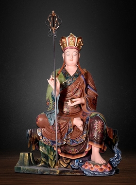 彩绘半座树脂玻璃钢迎善永安树脂