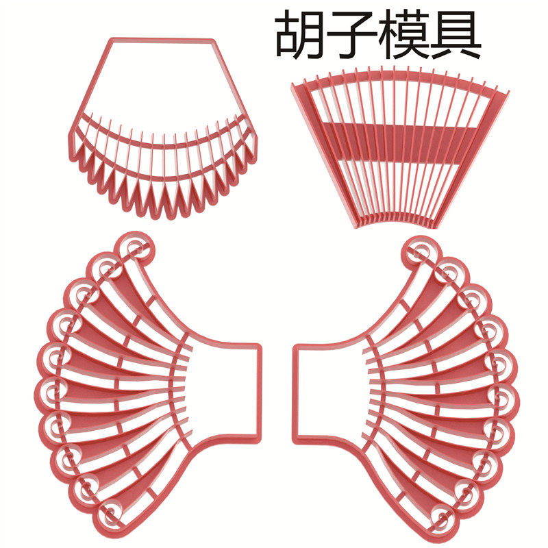 压痕工具老虎胡子模具切印竖线模具花馍寿桃馒头中式面食蛋糕装饰