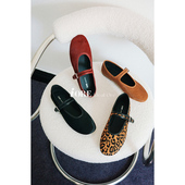 IORE理想矿石原创2025早春新几何设计简约马毛平底圆头玛丽珍单鞋