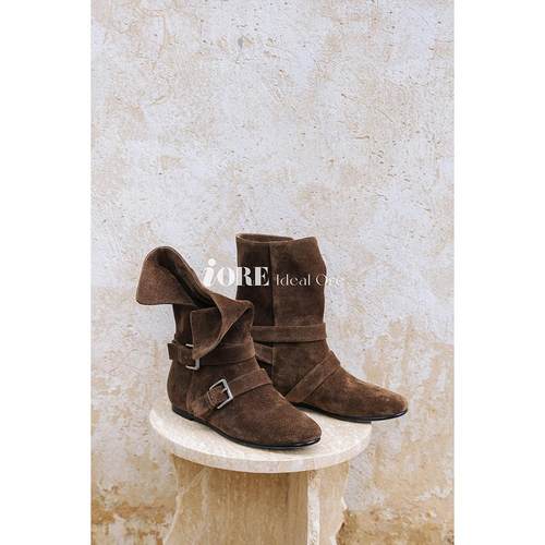 IORE理想矿石翻领内增高趴趴靴