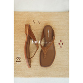 IORE理想矿石设计师原创2025新款 松弛感极简平底夹趾人字拖凉鞋 女