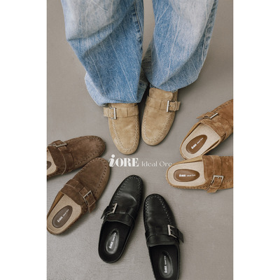 IORE理想矿石编织金属扣勃肯鞋