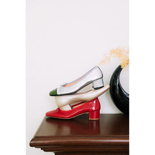 IORE理想矿石蝴蝶结芭蕾中跟单鞋