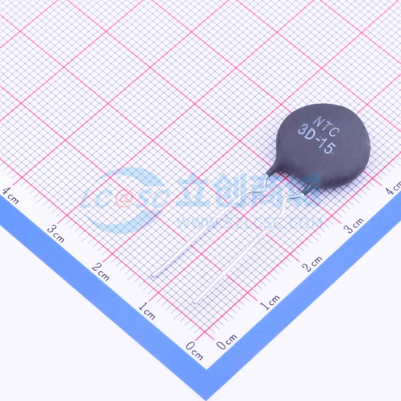NTC热敏电阻 NTC 3D-15 插件,P=7.5mm 原装正品 电子元器件配单
