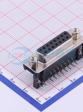 DS1037-15FNAKT74-0CC 弯插 D-Sub 母 15P 弯插 D-Sub/VGA连接器