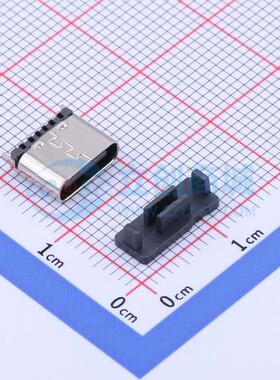 USB连接器 TYPEC-251LS-ARP6L68 SMD H6.8 Type-C 立贴 原装正品