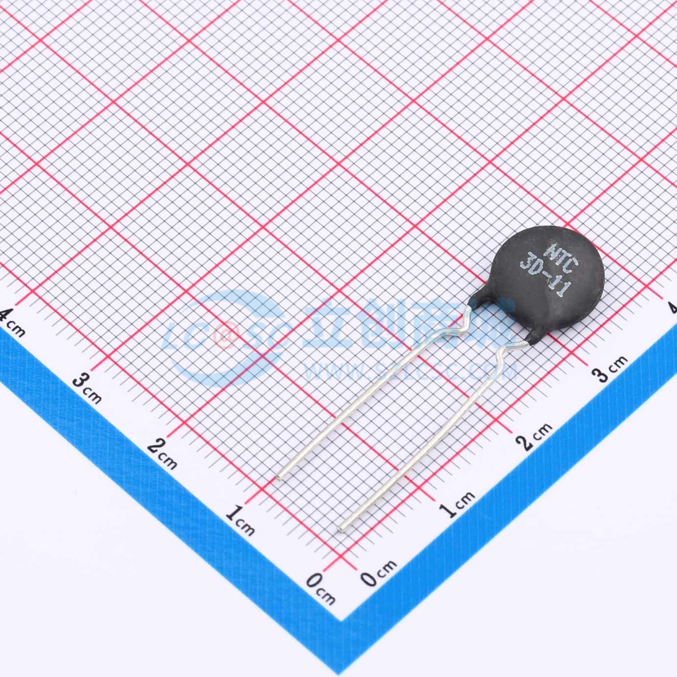 NTC热敏电阻 NTC 3D-11 插件,P=7.5mm 原装正品 电子元器件配单