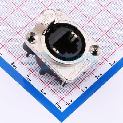 以太网连接器(RJ45 RJ11) NE8FDV 插件 RJ45插座 1 不带LED 原装