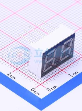 LED数码管 SLR0282DBA1BD 插件 2位 蓝色 共阳极 电子元器件配单