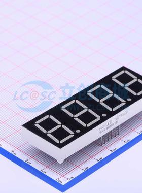 LED数码管 SR440801N/32 插件 4位 红色 共阴极 电子元器件配单