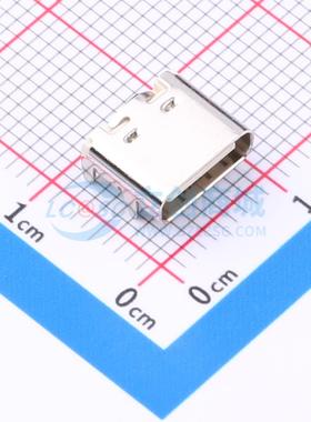 USB连接器 ZX-TYPEC-WTM1648-B SMD 板上型白色 3次moding8.94x7.