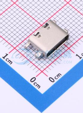 USB连接器 TYPE C-GD-105PWB SMD 沉板0.8 单壳点焊L=6.35 Type-C