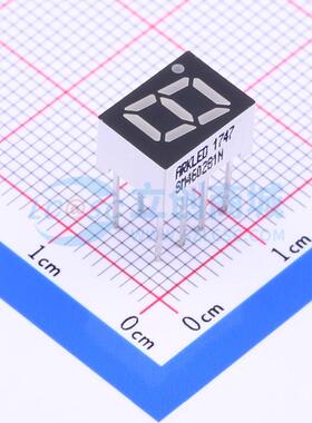LED数码管 SM460281N/7 插件 1位 红色 共阴极 电子元器件配单