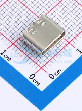 USB连接器 BX-TYPE-C-B-MWT16P SMD 板上型白色 3次moding8.94x7.