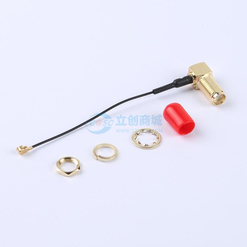 射频连接线 KH-SMAKW-IPEX-RG0.81-B70 - SMA转IPEX 7cm 1代