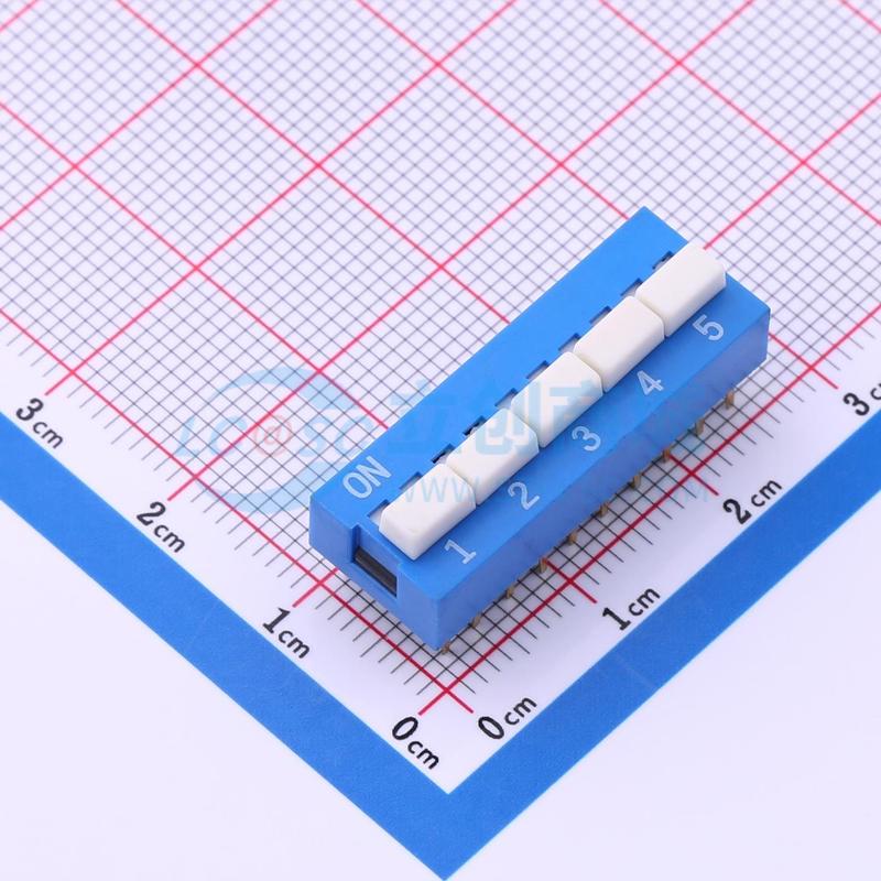 拨码开关 SMWE-10B-TP - 5位 2.54mm