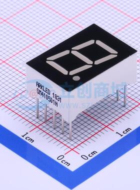LED数码管 SM410501N/8 插件 1位 红色 共阳极 电子元器件配单