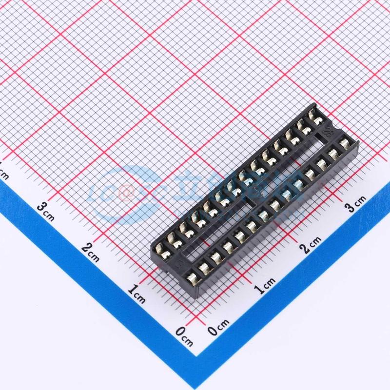 IC/晶体管插座 H2541FV-C762-2x14P DIP-28 原装 电子元器件配单