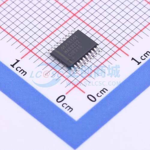 RS232芯片 MAX3222CUP+ TSSOP-20 原装正品 电子元器件配单
