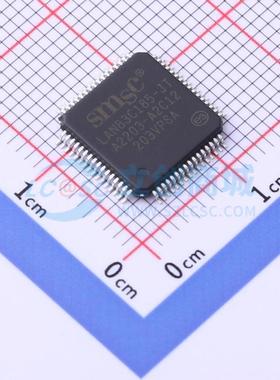 以太网收发器 LAN83C185-JT TQFP-64(10x10) 原装 电子元器件配单