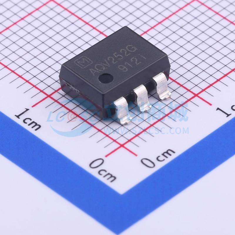 固态继电器(MOS输出) AQV252GAX SMD-6P 原装正品 电子元器件配单