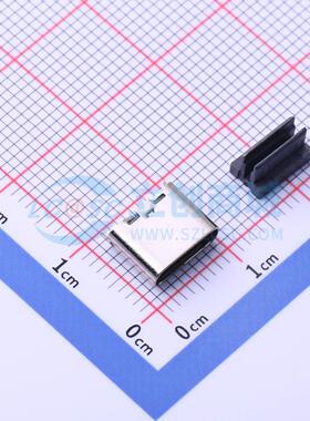 USB连接器 TYPE C-DB-105PWB SMD 立式SMT型H=6.8 Type-C 立贴 6P