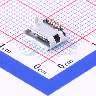 USB连接器 920-C52A2021S10111 SMD micro 5P5.9脚长1.25有柱加长