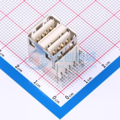 USB连接器 72309-8014BLF 插件 原装正品 电子元器件配单